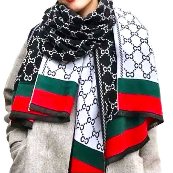 Vegan Cashmere Shawl Scarf / Wrap - Picture 2 of 8